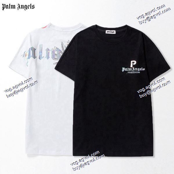 完売品！パーム エンジェルス スーパーコピー 代引 2020秋冬 半袖Tシャツ 2色可選 ココナッツ印刷の3 M反射技術